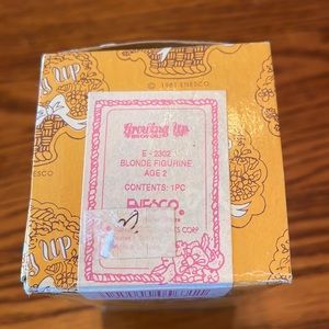 Enesco Gorwing Up girls age 2 blonde figurine NIB mint
